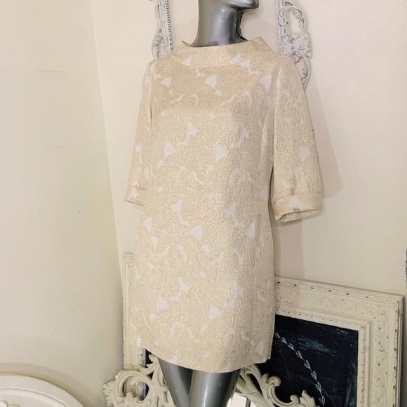 VINTAGE Doncaster Collection Brocade Mini Dress - Picture 15 of 15